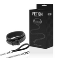 FETISH SUBMISSIVE - Halsbånd med kjetting og bånd
