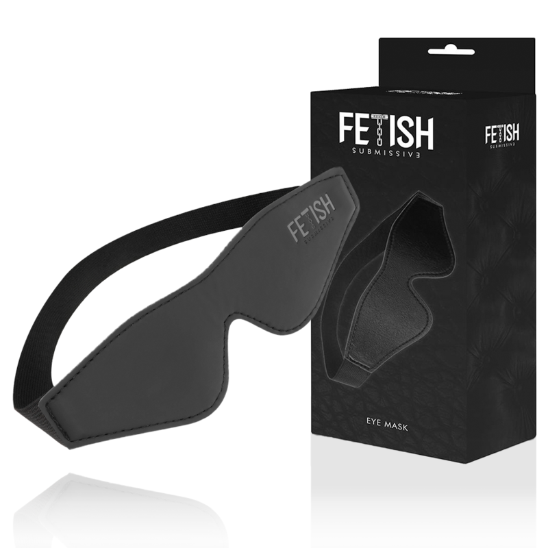 FETISH SUBMISSIVE - Maske i vegansk skinn med neoprenfôr