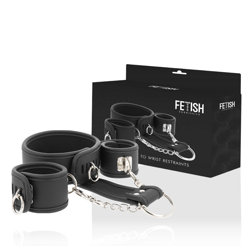 FETISH SUBMISSIVE - Vegansk skinn Håndjern