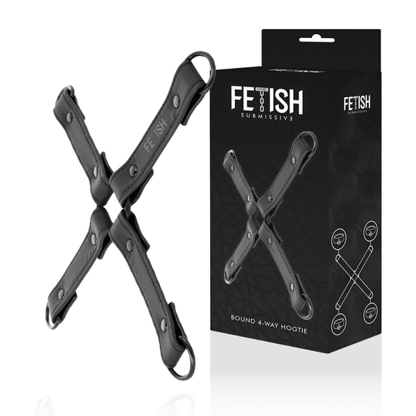 FETISH SUBMISSIVE - Koblingsstykke for mansjetter i vegansk lær