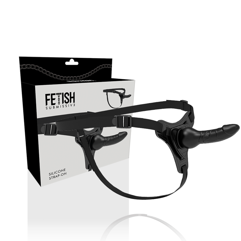 FETISH SUBMISSIVE - Strap-on-sett 16 cm
