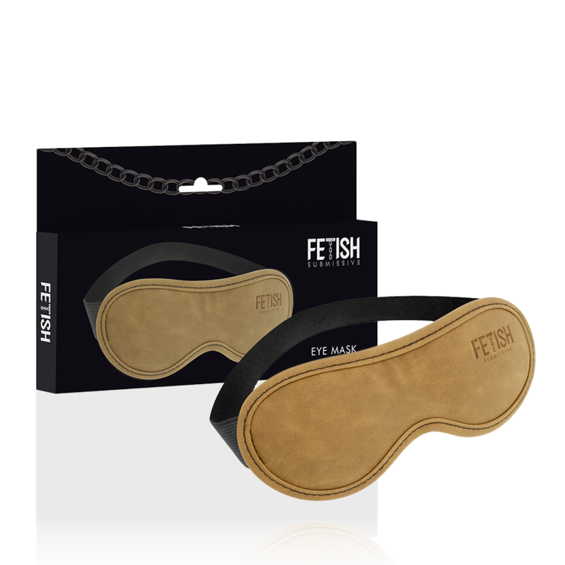 FETISH SUBMISSIVE ORIGEN - Maske i Vegansk Skinn med Neopren-fôr