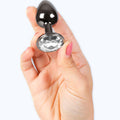SECRETPLAY - Gunmetal Analplugg Small 7 cm