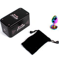 SECRETPLAY - Metall Buttplugg Regnbue Small 7 cm