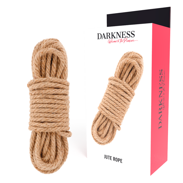 DARKNESS - Japansk Bondagetau 5 m Jute