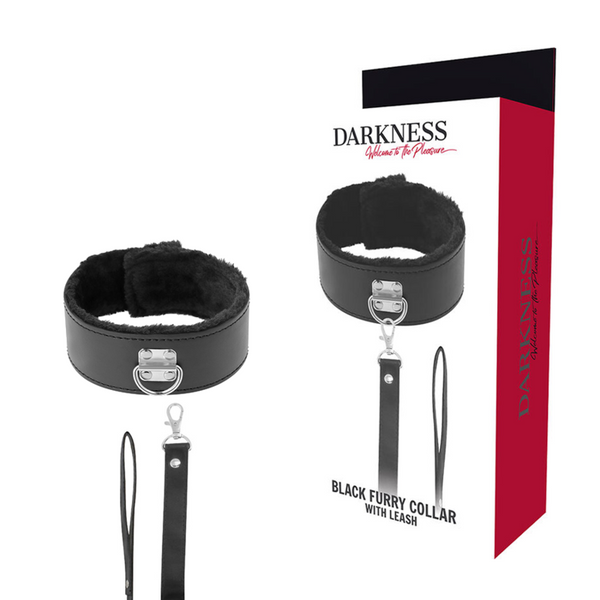 DARKNESS - Fôret halsbånd med titankjede