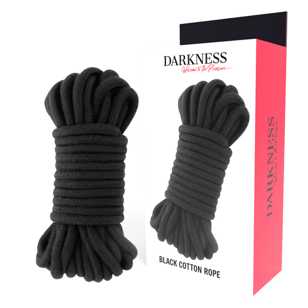 DARKNESS - Japansk bondagetau 20 m Sort