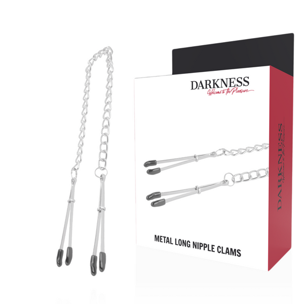 DARKNESS - Justerbare Brystvorteklemmer i Metall
