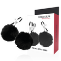 DARKNESS - Brystvorteklemmer med Pompom 1