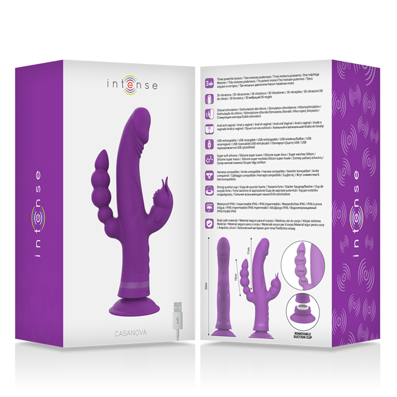 INTENSE - Casanova Rabbitvibrator Trippel Motor