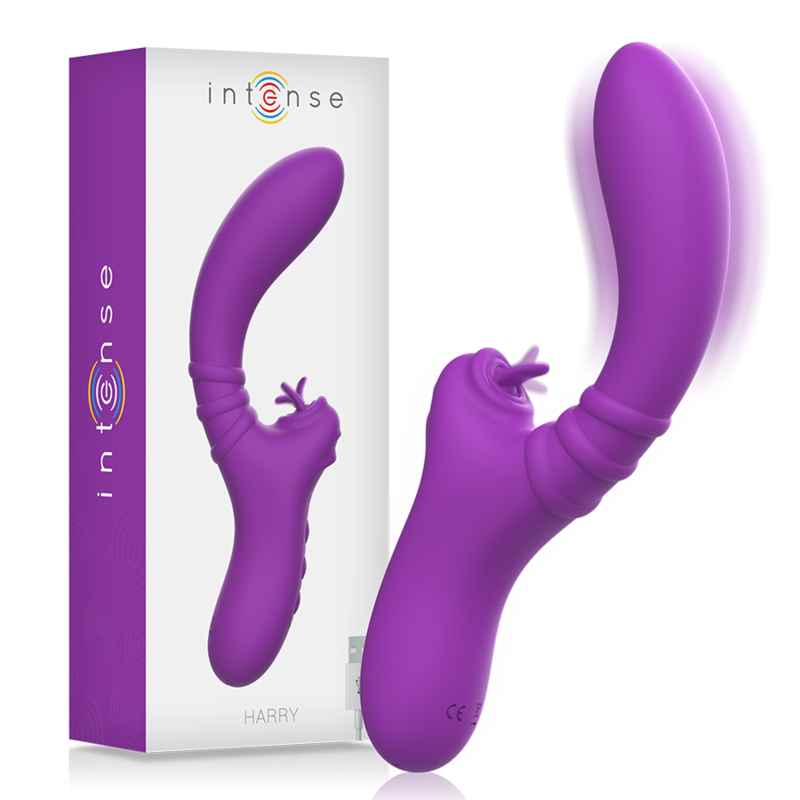 INTENSE - Harry Fleksibel Klitorisvibrator med Tunge