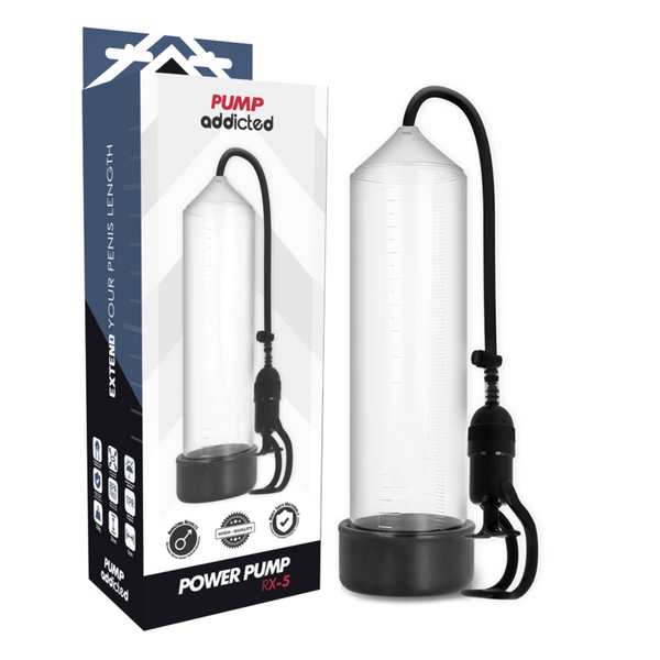 PUMP ADDICTED - Rx5 Penispumpe Transparent