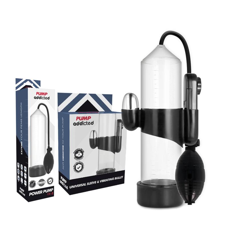 PUMP ADDICTED - RX3 Penispumpe med Vibrator