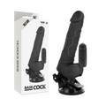 BASECOCK - Vibrator Sort 18,5 cm