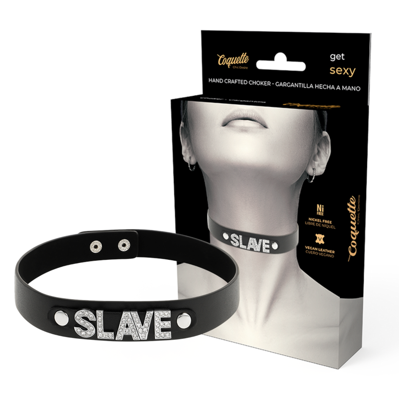 COQUETTE CHIC DESIRE - Slave-choker i vegansk skinn