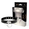 COQUETTE CHIC DESIRE - Choker i vegansk skinn med dobbel ring
