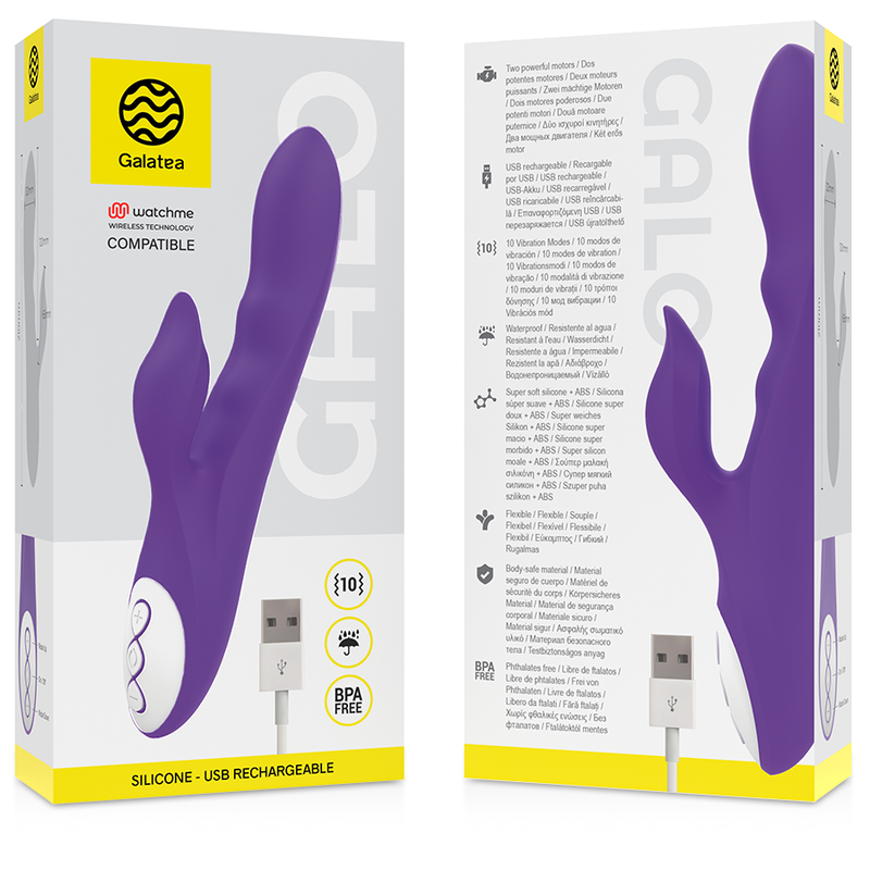 GALATEA - Galo Vibrator med WatchMe-fjernkontroll