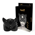 COQUETTE CHIC DESIRE - Maske i Vegansk Skinn med Kaninører Sort