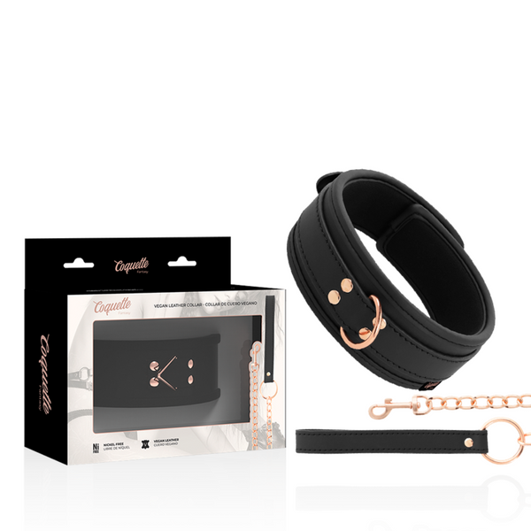 COQUETTE - Chic Desire Fantasy Halsbånd med kjede Vegansk skinn