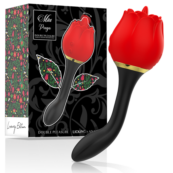 MIA - Prague Double Pleasure Klitoris-slikker med analstimulering