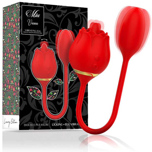 MIA - Vienna Slikkevibrator med vibrerende egg