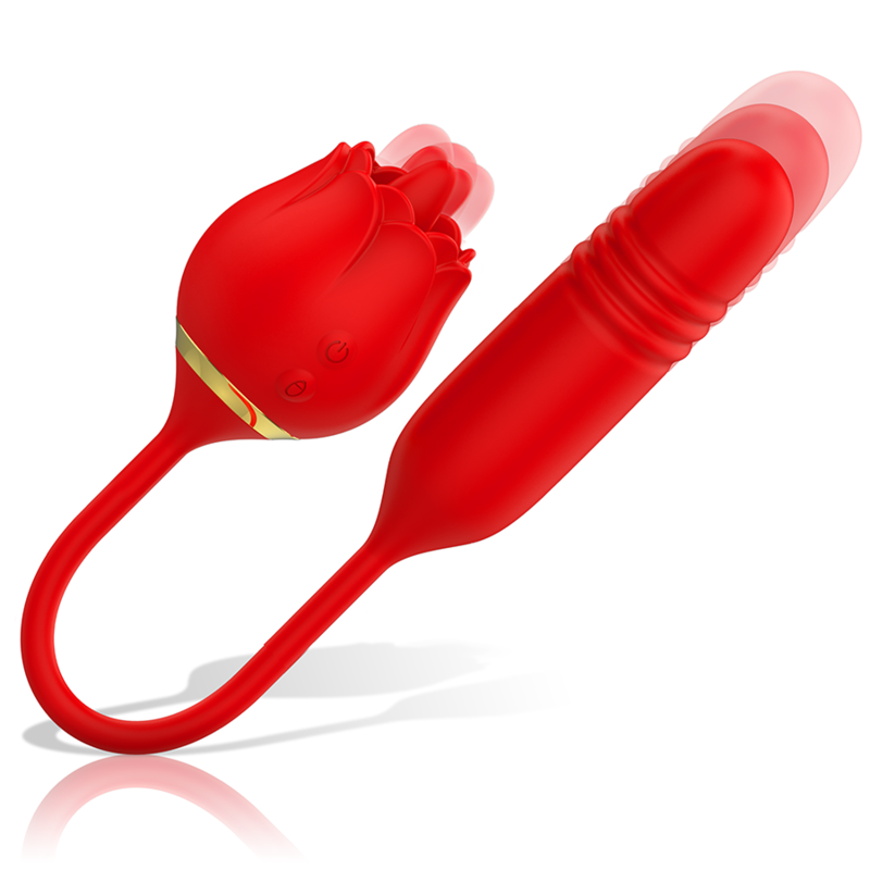 MIA - Vienna Dobbel Slikkevibrator med Opp-og-ned Analstimulering