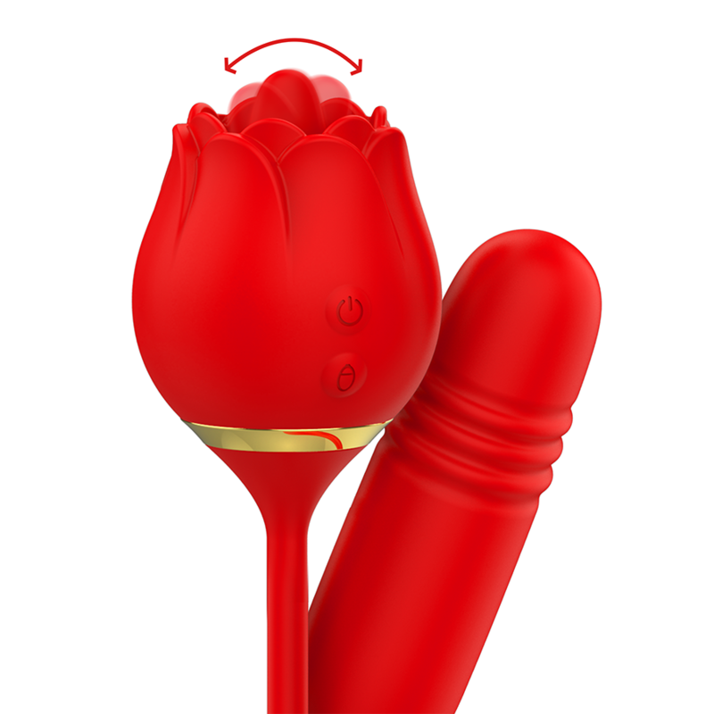MIA - Vienna Dobbel Slikkevibrator med Opp-og-ned Analstimulering