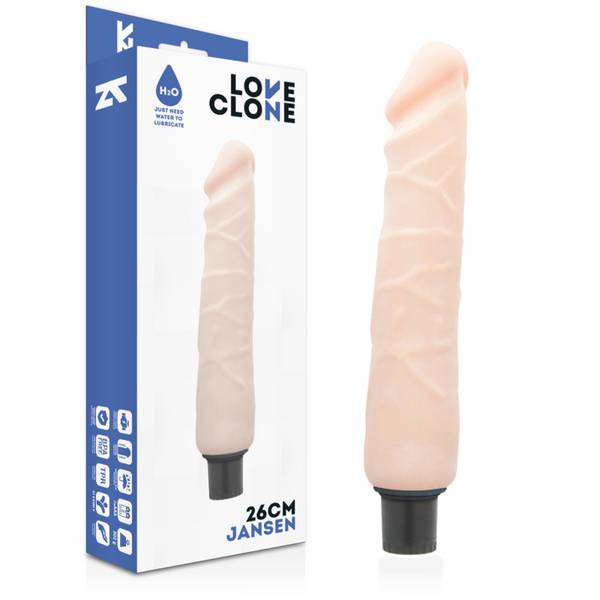 LOVECLONE - Jansen Selvsmurt Realistisk Vibrator 26 cm