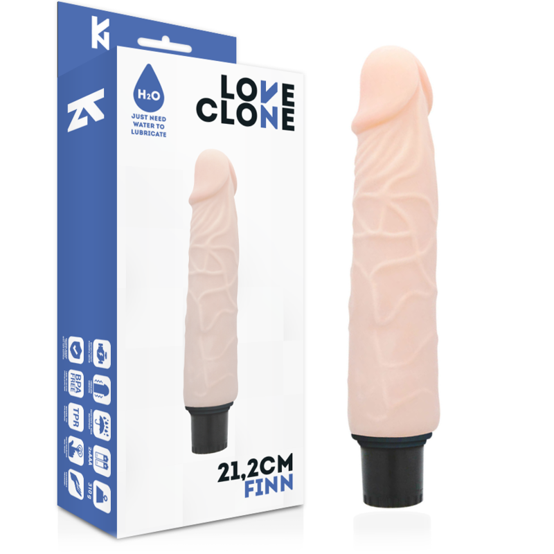 LOVECLONE - Finn Selvsmurt Realistisk Vibrator 21,2 cm