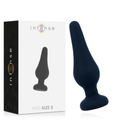 INTENSE - Analplugg Pipo S Sort Silikon 9,8 cm