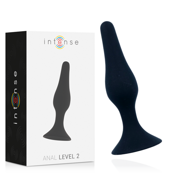 INTENSE - Anal Level 2 Analdildo Sort 11,5 cm
