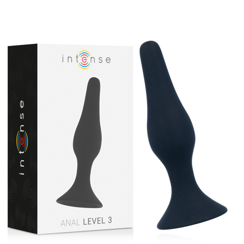 INTENSE - Anal Level 3 Analdildo Sort 12,5 cm
