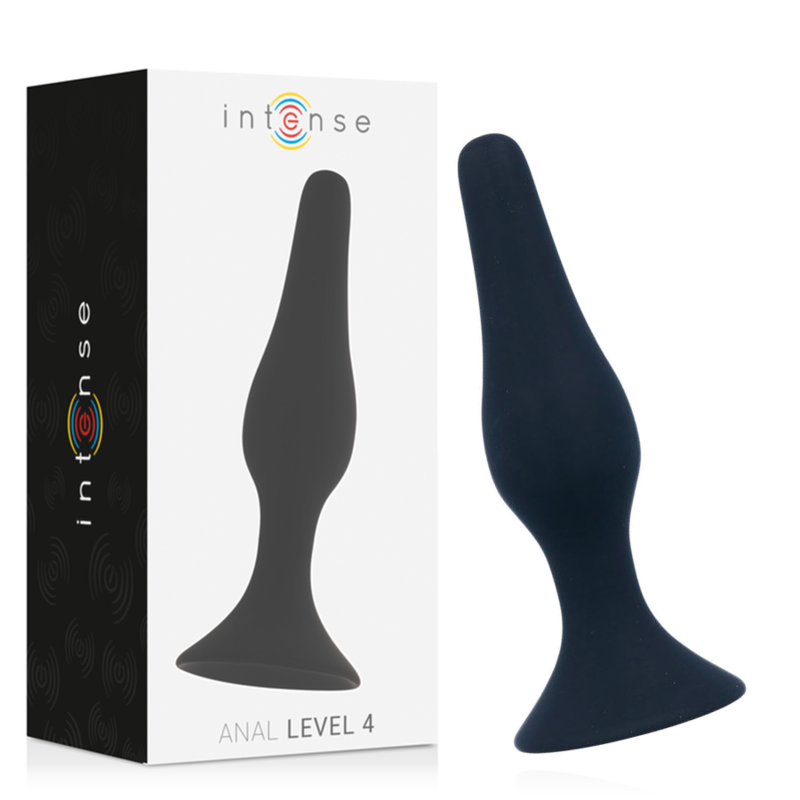 INTENSE - Anal Level 4 Analdildo Sort 15,5 cm
