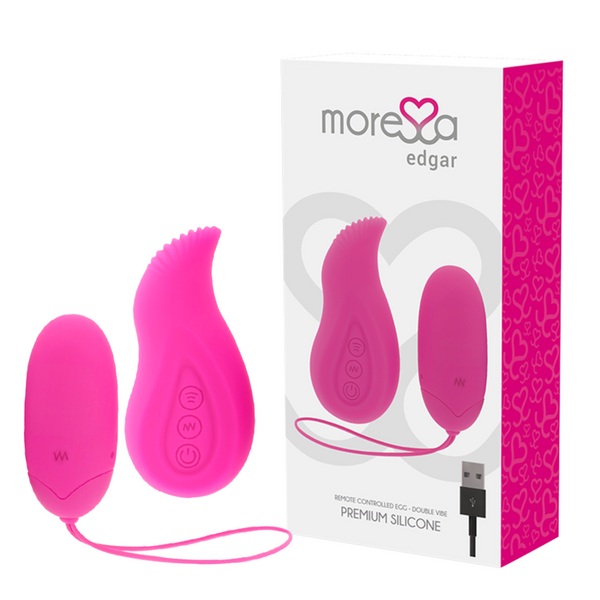 MORESSA - Edgar Klitorisstimulator + Egg med Fjernkontroll