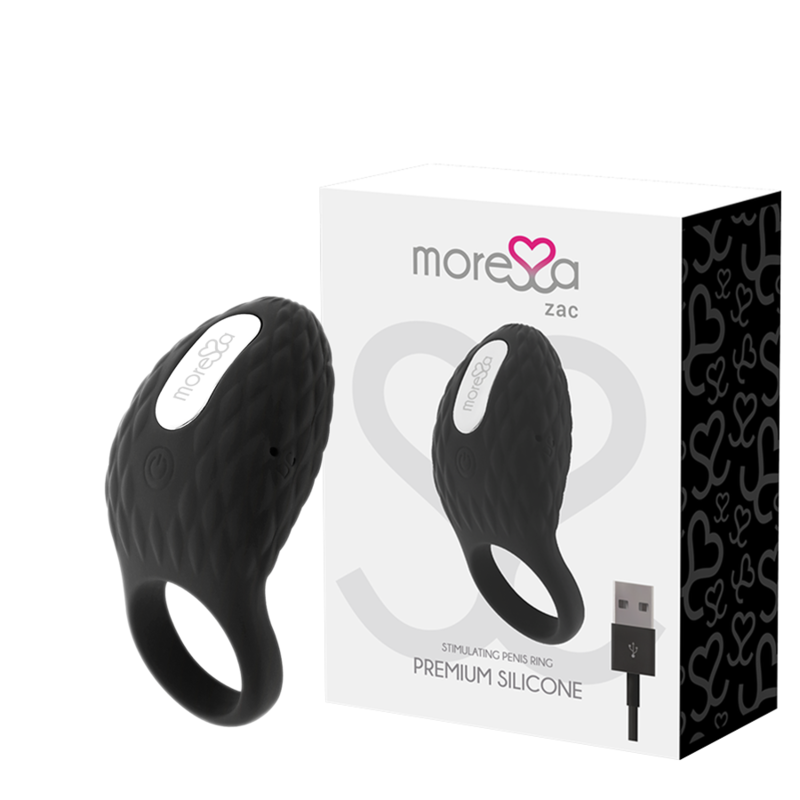 MORESSA - Zac Oppladbar Vibrerende Penisring