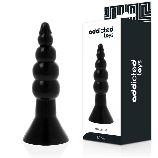 ADDICTED TOYS - Analplugg Sort 17 cm