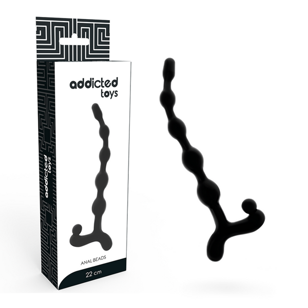 ADDICTED TOYS - Analkjede Sort 22 cm