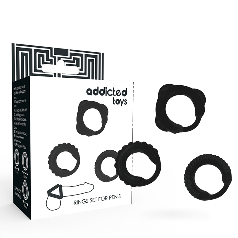 ADDICTED TOYS - Penisringsett
