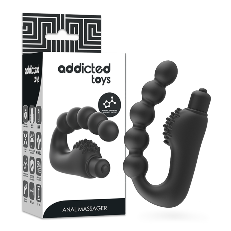 ADDICTED TOYS - Prostata Analmassasjeapparat med Vibrasjon