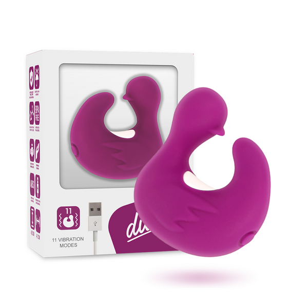 COVERME - Duckymania Oppladbar Fingervibrator i Silikon