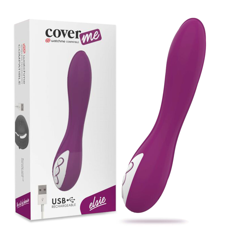 COVERME - Elsie Vibrator med WatchMe-fjernkontroll