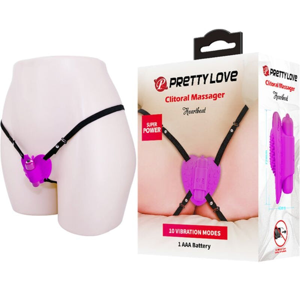 PRETTY LOVE - Heartbeat Klitorisstimulator 10 Moduser