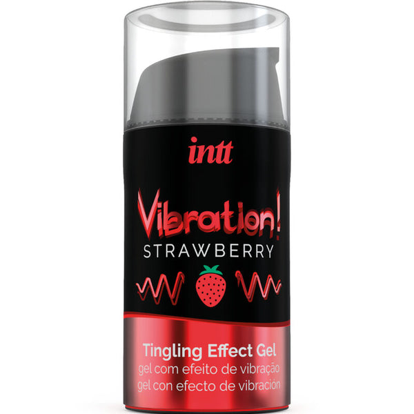 INTT - Liquid Vibrator Stimuleringsgel Jordbær 15 ml