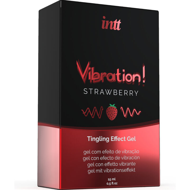 INTT - Liquid Vibrator Stimuleringsgel Jordbær 15 ml