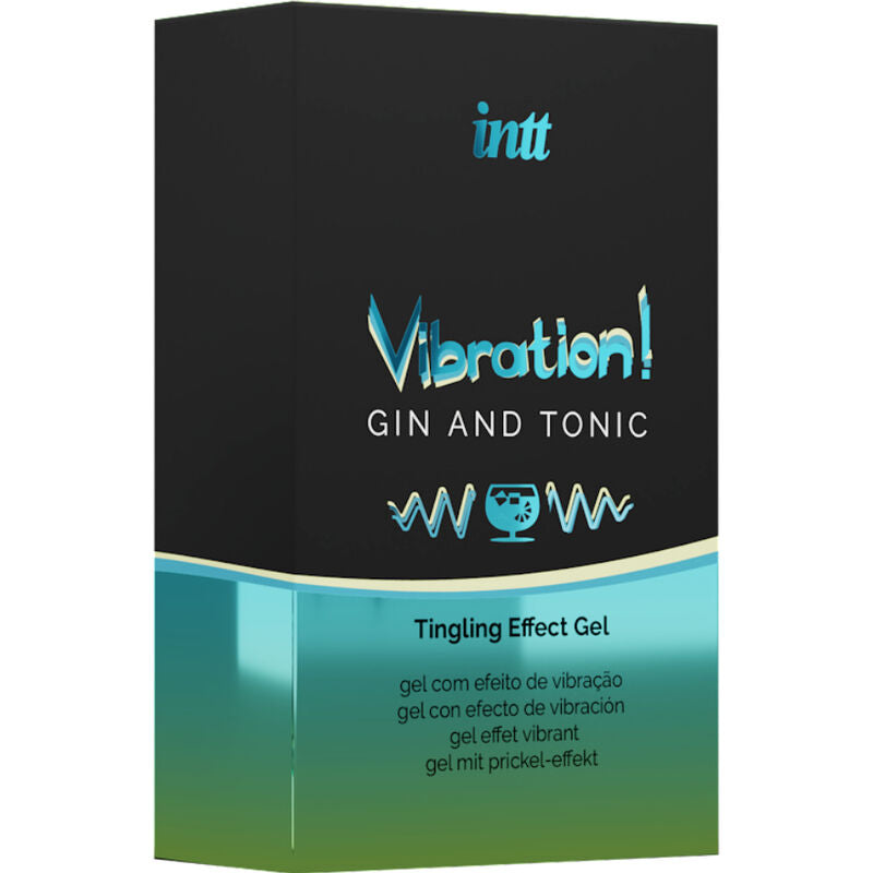 INTT - Liquid Vibrator Stimuleringsgel Gin & Tonic 15 ml