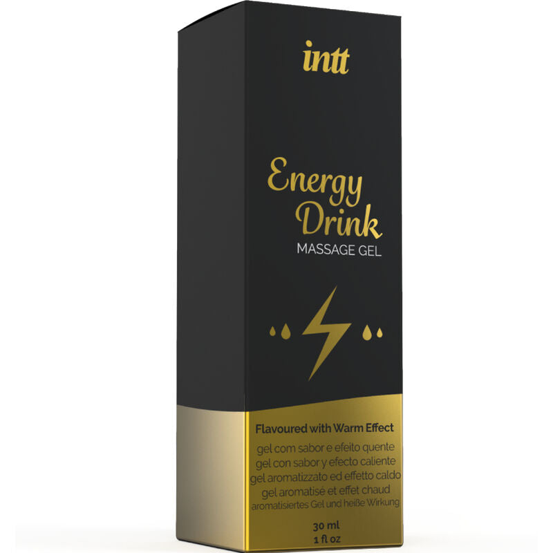 INTT - Massasjegel med Energidrikk-smak og Varmeeffekt 30 ml