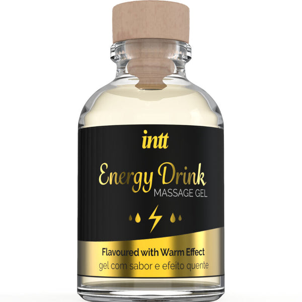 INTT - Massasjegel med Energidrikk-smak og Varmeeffekt 30 ml