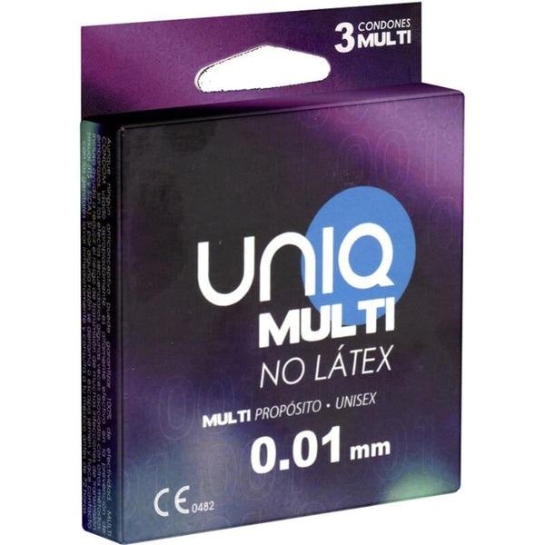 UNIQ - Multi Latex Free Lateksfrie Kondomer 3 stk
