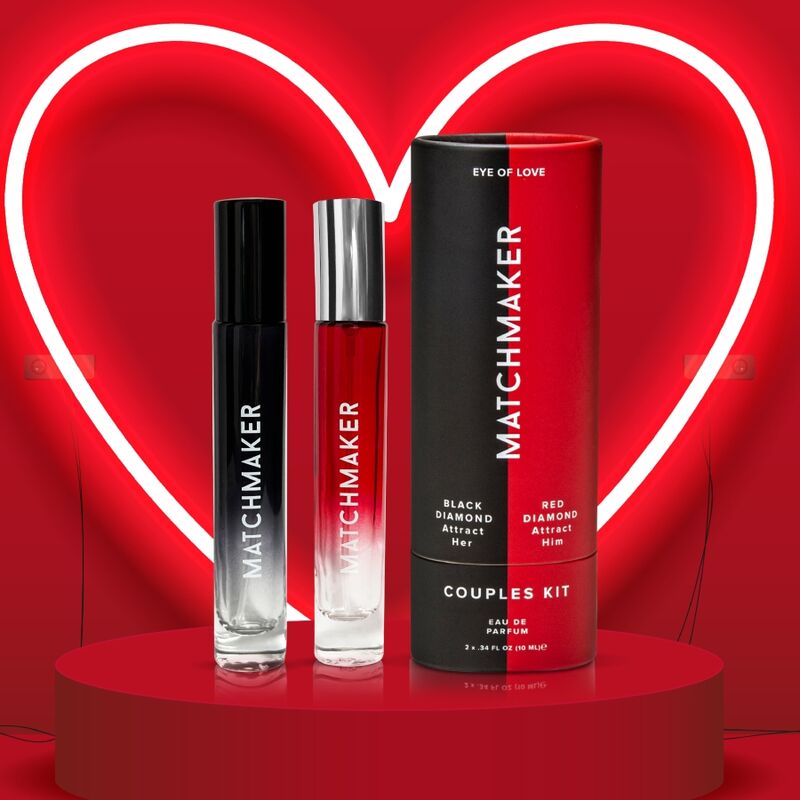EYE OF LOVE - Matchmaker 2pc Set Couples Kit & Feromonparfyme for Kvinner 20 ml