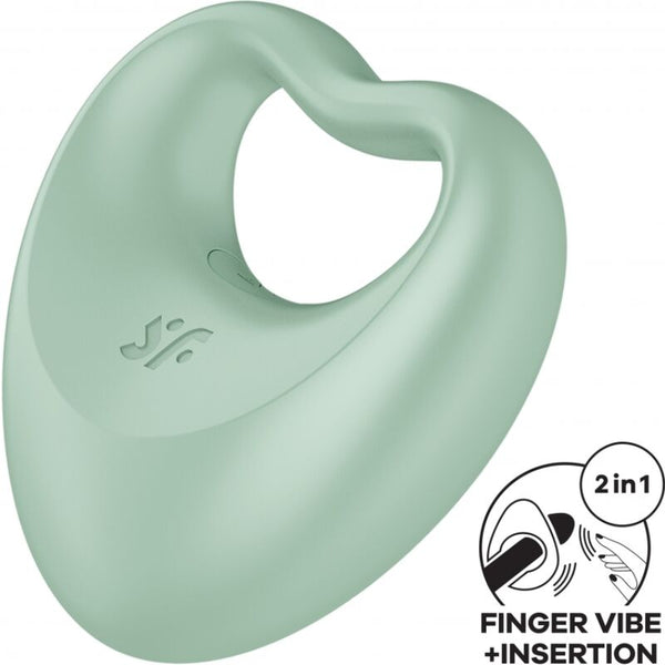 SATISFYER - Perfect Pair 3 Vibrerende penisring & fingervibrator